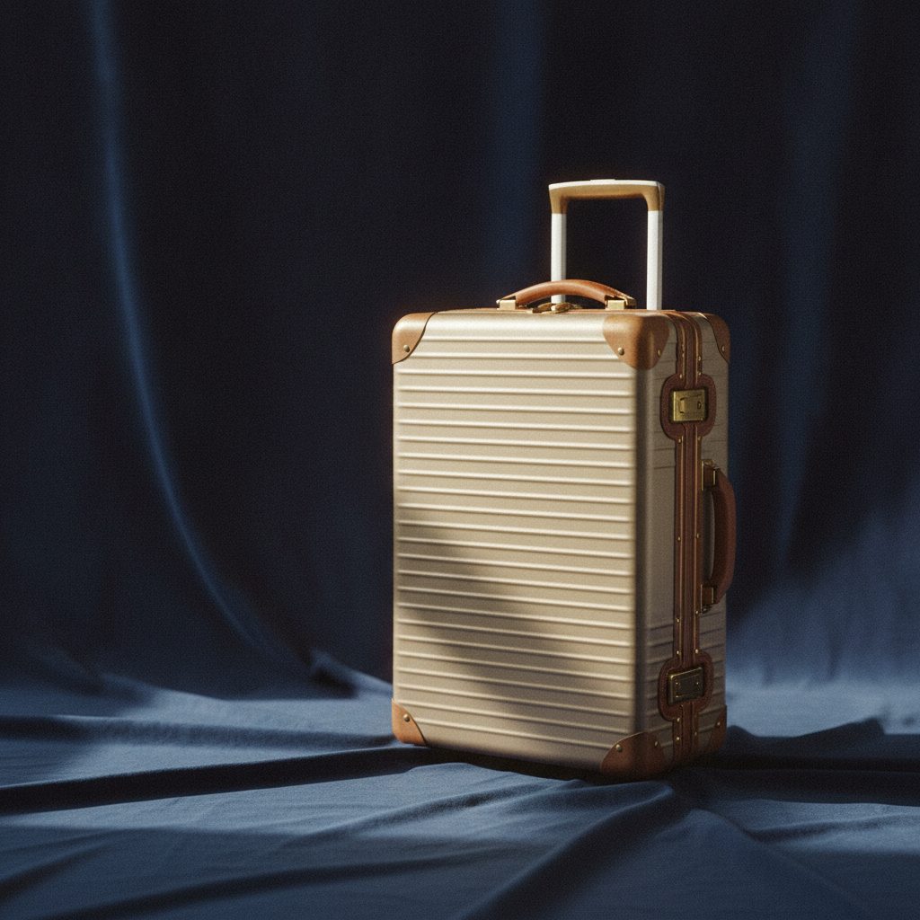 Valises VÉRELLE sur fond de marbre